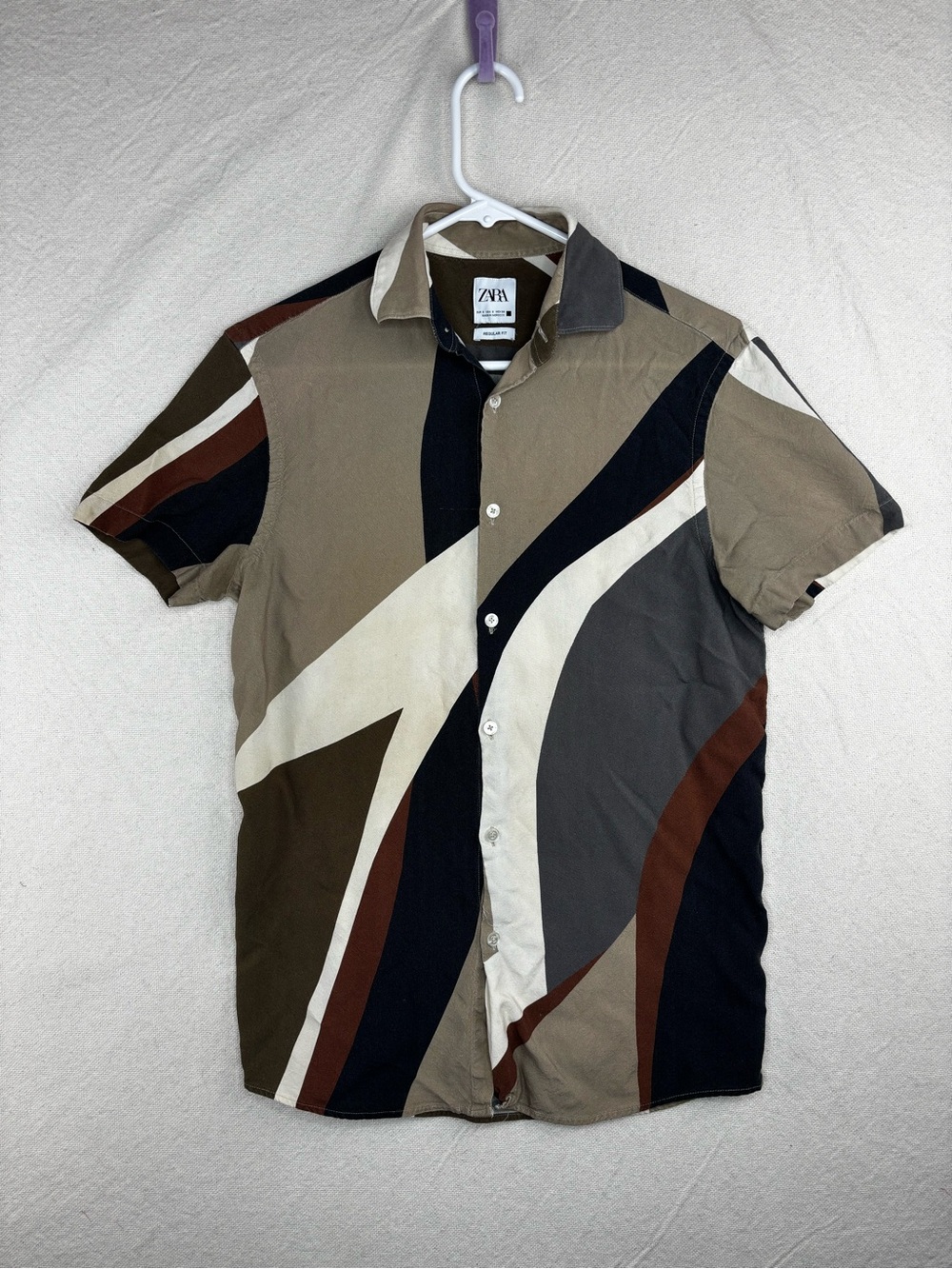 ZARA men’s small button up shirt